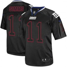 New York Giants NikePhil Simms Game Lights Out Black Jersey