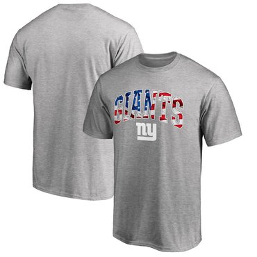 New York Giants Pro Line By Fanatics Branded Banner Wave T-Shirt Heathered Gray