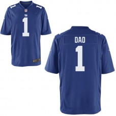 New York Giants Royal #1 Dad Jersey - Father's Day