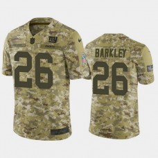 New York Giants Saquon Barkley #26 2018 Salute to Service Limited Camo Jersey