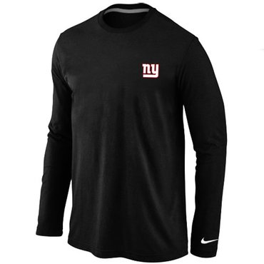 New York Giants Sideline Legend Authentic Long Sleeve T-Shirt Black