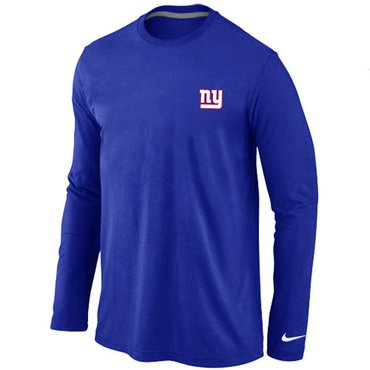 New York Giants Sideline Legend Authentic Long Sleeve T-Shirt Blue