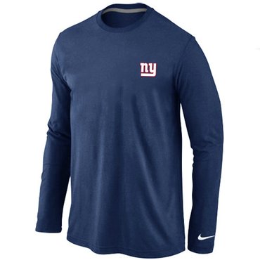 New York Giants Sideline Legend Authentic Long Sleeve T-Shirt D.Blue