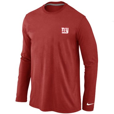 New York Giants Sideline Legend Authentic Long Sleeve T-Shirt RED