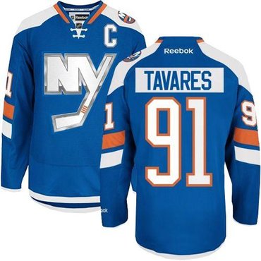 New York Islanders #91 John Tavares Baby Blue 2014 Stadium Series NHL Jersey