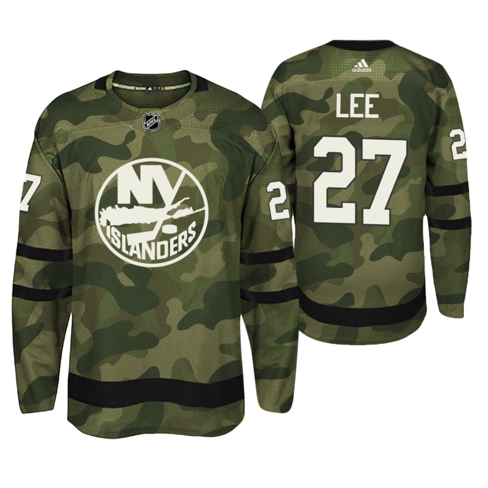 New York Islanders Anders Lee Camo Armed Special Forces Player Jersey