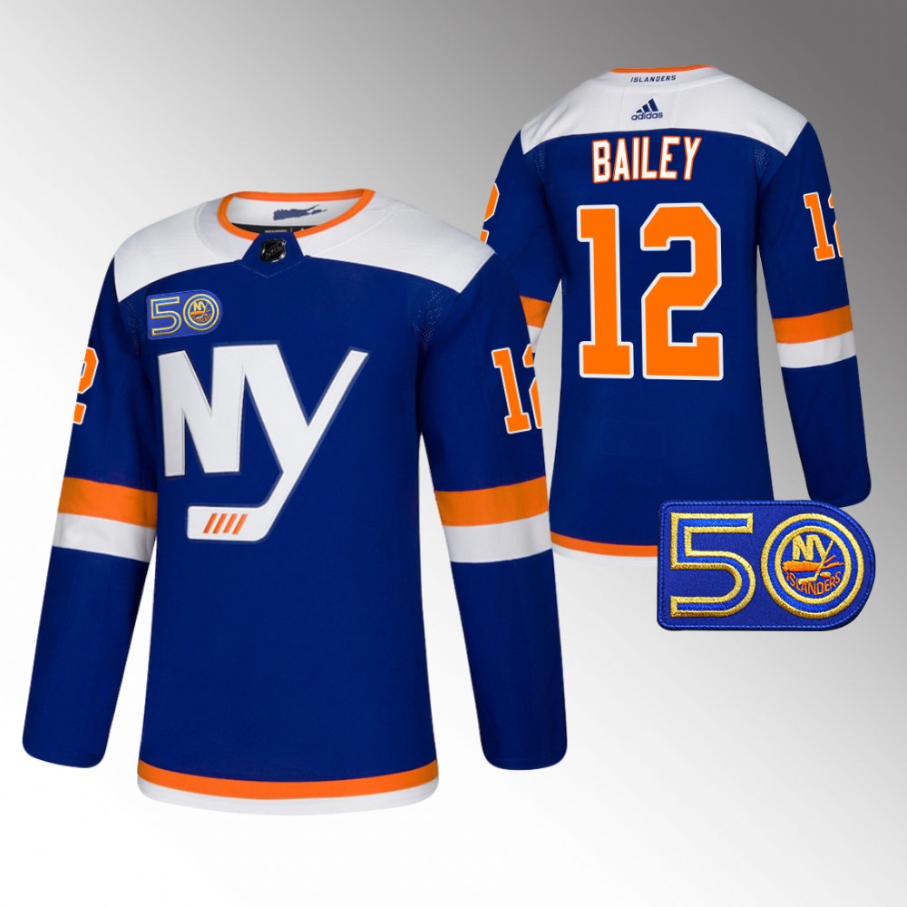 New York Islanders Josh Bailey Royal 50th Anniversary Authentic Alternate Jersey