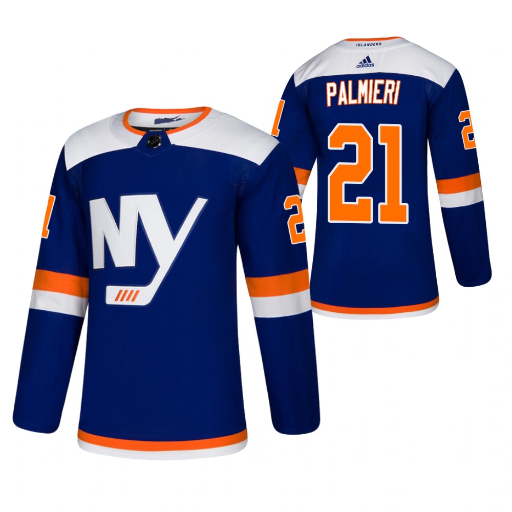 New York Islanders Kyle Palmieri Blue Authentic 2021 Trade Jersey