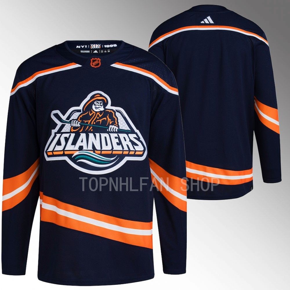 New York Islanders Navy Reverse Retro 2.0 Authentic Primegreen Hockey Jersey