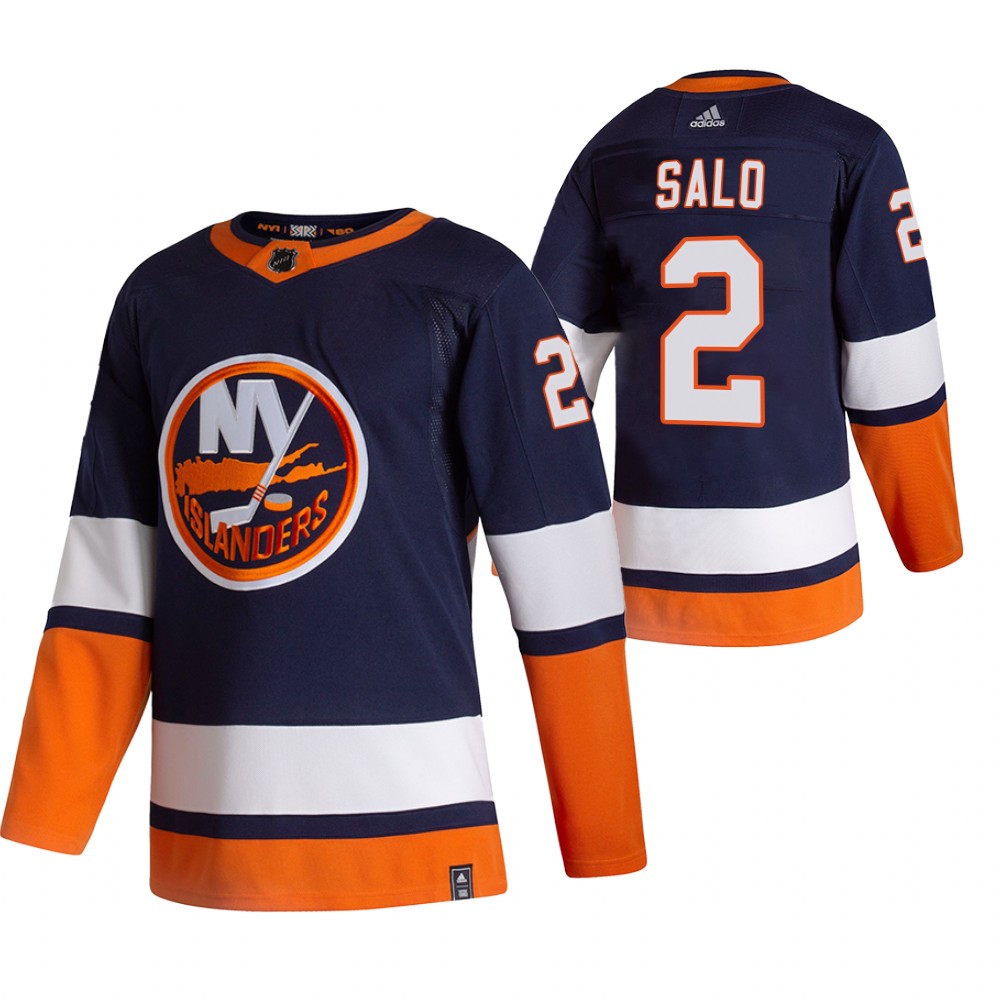 New York Islanders Robin Salo Navy 2021 Reverse Retro Special Edition Jersey