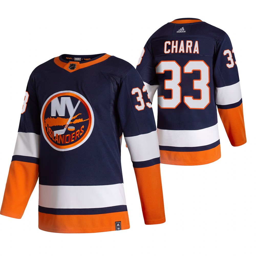 New York Islanders Zdeno Chara Navy 2021 Reverse Retro Special Edition Jersey