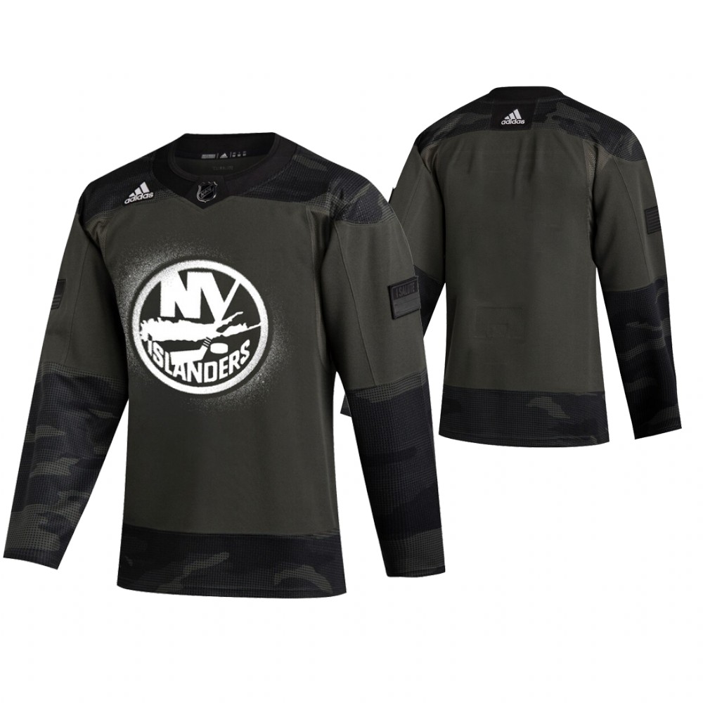 New York Islanders hockey Camo 2019 Veterans Day Jersey