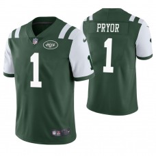 New York Jets #1 Terrelle Pryor Green Vapor Untouchable Limited Jersey