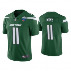 New York Jets #11 Denzel Mims Green 2021 London Limiteds Patch Limited Jersey