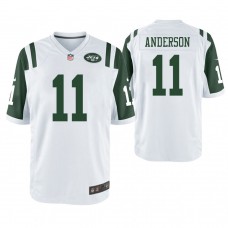New York Jets #11 Robby Anderson White Game Jersey