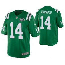 New York Jets #14 Sam Darnold Green Color Rush Legend Jersey
