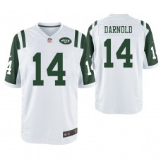 New York Jets #14 Sam Darnold White Game Jersey