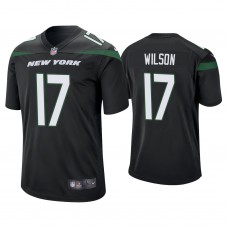 New York Jets #17 Garrett Wilson Black Game 2022 NFL Draft Jersey