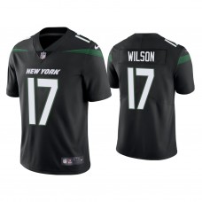 New York Jets #17 Garrett Wilson Black Vapor Limited 2022 NFL Draft Jersey