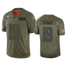 New York Jets #19 Trevor Siemian Camo 2019 Salute to Service Limited Jersey
