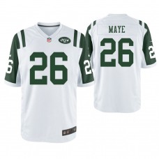 New York Jets #26 Marcus Maye White Game Jersey