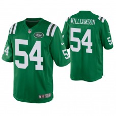 New York Jets #54 Avery Williamson Green Color Rush Legend Jersey