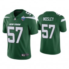 New York Jets #57 C.J. Mosley Green 2021 London Limiteds Patch Limited Jersey