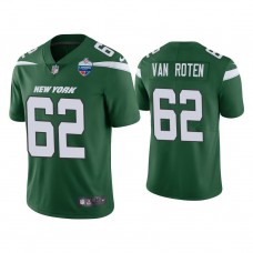 New York Jets #62 Greg Van Roten Green 2021 London Limiteds Patch Limited Jersey