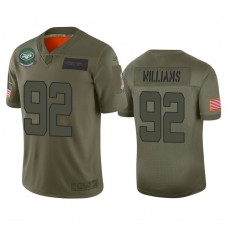 New York Jets #92 Leonard Williams Camo 2019 Salute to Service Limited Jersey
