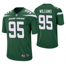 New York Jets #95 Quinnen Williams 2019 NFL Draft Green Game Jersey