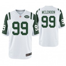 New York Jets #99 Steve McLendon White Game Jersey
