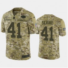 New York Jets Buster Skrine #41 Camo Jersey 2018 Salute to Service