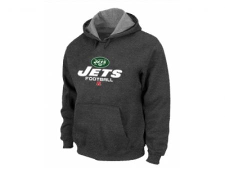 New York Jets Critical Victory Pullover Hoodie D.Grey