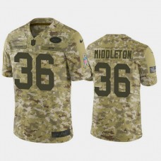 New York Jets Doug Middleton #36 Camo Jersey 2018 Salute to Service