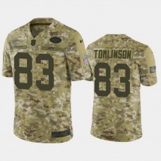 New York Jets Eric Tomlinson #83 Camo Jersey 2018 Salute to Service