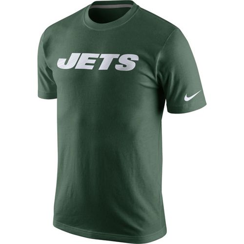 New York Jets Fast Wordmark T-Shirt Green