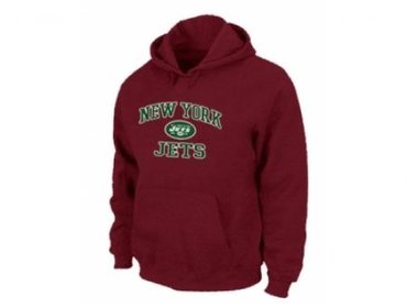 New York Jets Heart & Soul Pullover Hoodie Red