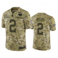 New York Jets Jason Myers #2 2018 Salute to Service Limited Camo Jersey