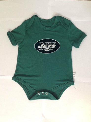 New York Jets Newborn Team Creepers - Green