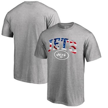 New York Jets Pro Line By Fanatics Branded Banner Wave T-Shirt Heathered Gray