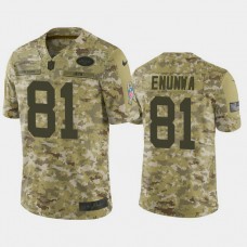 New York Jets Quincy Enunwa #81 2018 Salute to Service Limited Camo Jersey