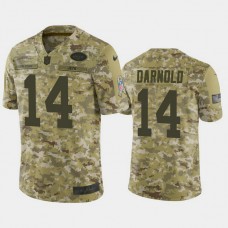 New York Jets Sam Darnold #14 2018 Salute to Service Limited Camo Jersey