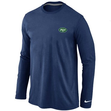 New York Jets Sideline Legend Authentic Long Sleeve T-Shirt D.Blue