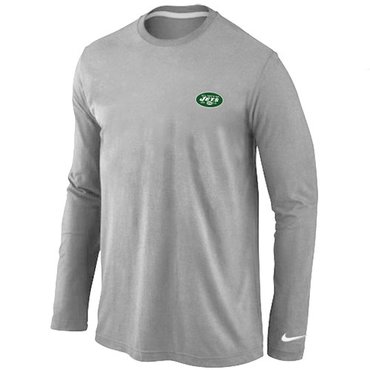 New York Jets Sideline Legend Authentic Long Sleeve T-Shirt Grey