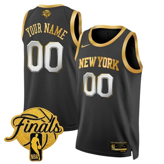 New York Knicks 2026 Finals Custom Swingman Jersey V2 - All   Stitched