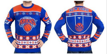 New York Knicks Men''s NBA Ugly Sweater