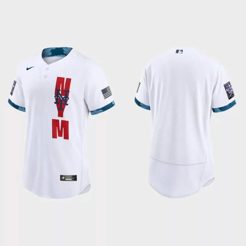 New York Mets 2021 MLB All-Star Game Authentic Jersey – White