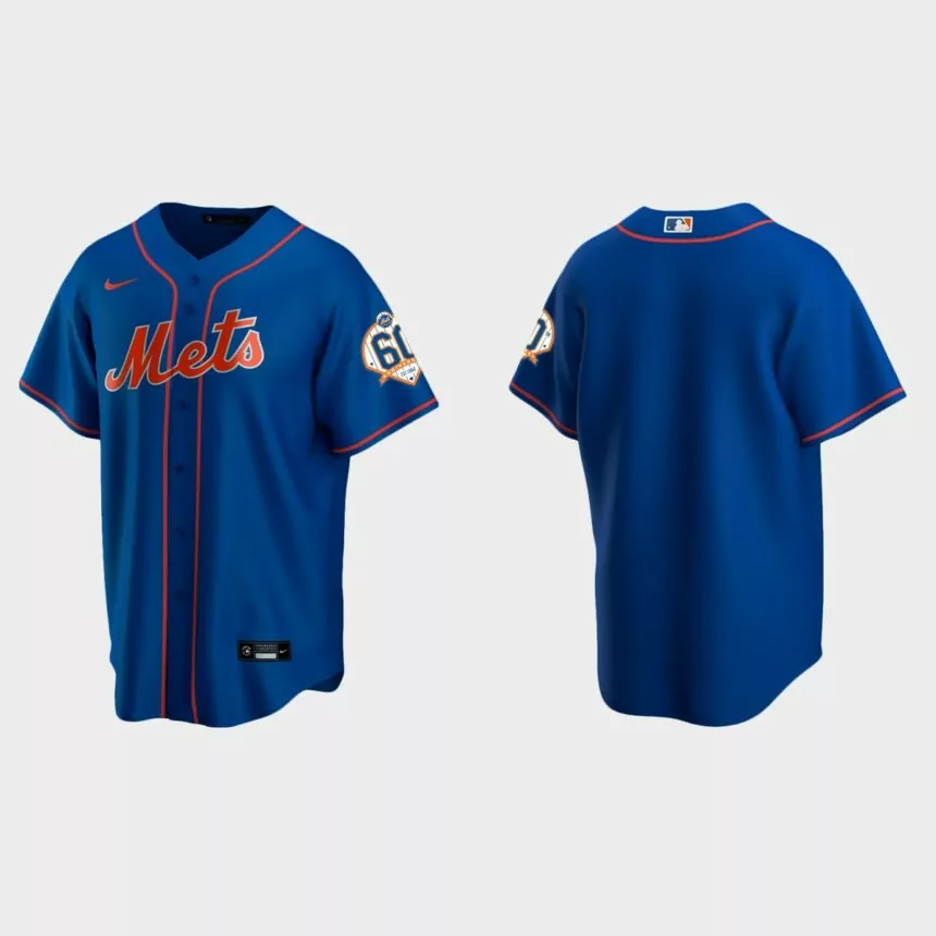New York Mets 60th Anniversary Alternate Jersey – Royal