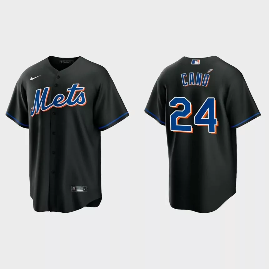 New York Mets Brandon Nimmo Replica Alternate Jersey – Black