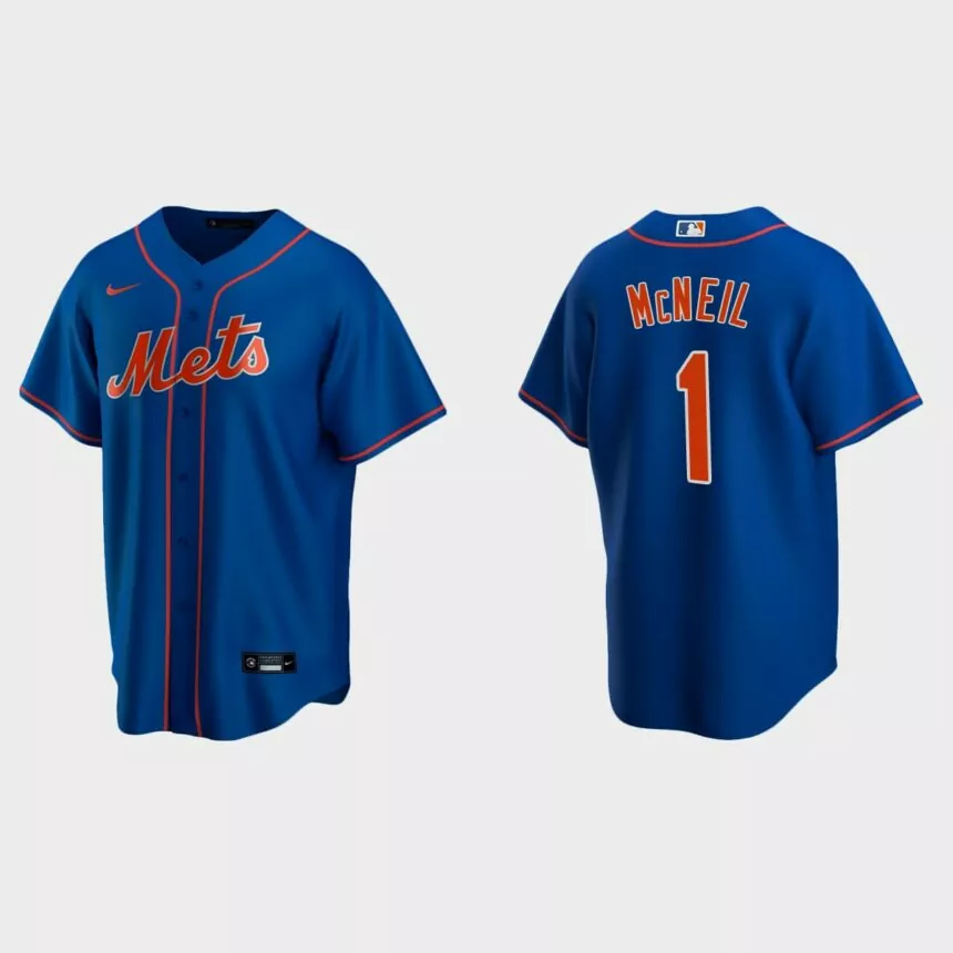 New York Mets Jeff McNeil Replica Jersey – Royal